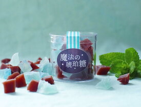 期間限定 魔法の琥珀糖 チョコ×ミント 45g 琥珀糖 和菓子 宝石 魔法 寒天 天然色素 ギフト プレゼント キラキラ おすすめ 鉱石