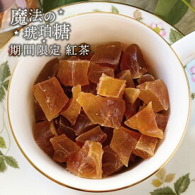 【 送料無料 】 魔法の琥珀糖 期間限定 紅茶（アールグレイ） 45g 琥珀糖 こはく ASMR 和菓子 お菓子 ギフト ボンボン プレゼント 贈り物 卒業 入学 入社 退職 異動 春ギフト ばらまき 宝石菓 宝石 鉱石 鉱物 魔法 スイーツ 母の日 Japanese crystal candy kohakutou