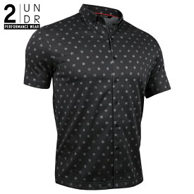 ボタンダウン MEN'S THE TOURIST BUTTONDOWN (FREE4ALL)全米オープン リッキーファウラー【2UNDR】メンズ ボタンダウン 高評価＆リピ続出◎ムレやベタつき無し！蒸れない サラサラ素材 抗菌 防臭 【2nw20t】