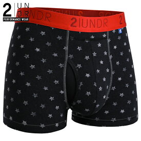 トランクス SWING SHIFT TRUNK PRINT(FREE4ALL) 全米オープン リッキーファウラー 前開き モダール（レーヨン）生地 【2UNDR】立体裁断 陰嚢ポケット 爽やか感触 股間 蒸れない サラサラ素材 メンズ 下着 【2nw20ss】【prnt】