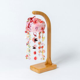 雛人形 お雛様 コンパクト おしゃれ かわいい つるし雛飾り つるし雛 毬うさぎ H27ピンクB