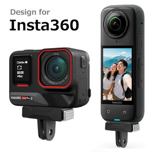 Insta360 Ace Pro 2 /X5 �p �}�O�l�b�g�� �h�b�N �}�E���g ���� 2�܃}�E���g �}���`�N�C�b�N�����[�X �x�[�X�}�E���g ����F �E���h�~ ���C�N�C�b�N�����[�X �h�b�N ���B��_��n���h���A�O�r�X�^