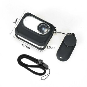 Insta360 Go 3S��p �V���R�� �ی�J�o�[ �X�g���b�v�t �t���Z�b�g �ی�P�[�X �J���������Y�ی�J�o�[ �A�N�V�����|�b�h�O�J�o�[ �X�g���b�v �u���b�N