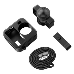 GoPro Max2 �p �V���R�� �ی�P�[�X �A�N�V�����J�����A�N�Z�T���[ �J���������Y�ی�J�o�[ �J���������Y�L���b�v �{�̃J�o�[ �\�t�g�J�o�[ �J�����L���b�v �����h�~�J�o�[ �X�g���b�v�t �o�b