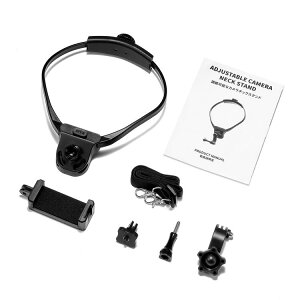 �E���� �l�b�N���X�}�E���g �360�x��]�\ ���Əc��� �X�}�z�z���_�[�t ��|�� �S�[�v�� �}�E���g ���蒲���@���t���ȒP POV�B�e�̌� GoPro Hero 13/12/11/10/9/8/7/6/5/4/3/MAX/DJI Osmo Action 3 4