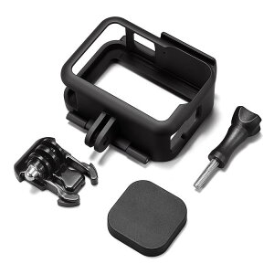 GoPro HERO 13/HERO 12/ HERO 11/ HERO 10/ HERO 9�p �n�[�h �t���[�� �w�ʊJ�� �ی�P�[�X �A�N�V�����J�����A�N�Z�T���[ �{�̃J�o�[ �v���X�`�b�N�t���[�� �{�[�_�[ �n�E�W���O �P�[�X �N�C�b�N�����[�X