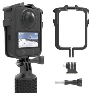 Osmo 360�p �t���[���P�[�X �A�N�V�����J���� �A�N�Z�T���[ �V���[�}�E���g �ی�P�[�X 1/4 �l�W�� �J�����O�r�p�A�_�v�^�}�E���g �l�W�Z�b�g 1/4�l�W�A�_�v�^ �u���b�N