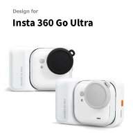 Insta360 Go Ultra 用 シリコン カメラレンズ　キャップ カメラレンズ保護カバー付 カメラレンズキャップ…