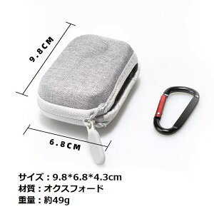 Insta360 Go Ultra�Ή� ���J�� �J���� �ی�P�[�X �t�@�X�i�[ �R���p�N�g �J���������Y�ی� �J���r�i�t�� �t�b�N �P�[�X�ɂ��ꂽ�܂�1/4�l�W�Ή��Z���t�B�X�e�B�b�N�A�l�W�A�_�v�^��t�\ �iEVA