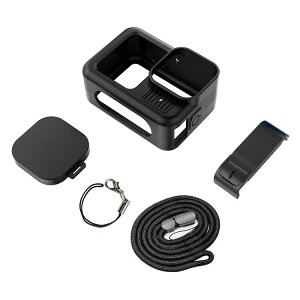 GoPro HERO 13�p �V���R�� �ی�P�[�X �A�N�V�����J�����A�N�Z�T���[ �J���������Y�ی�J�o�[ �J���������Y�L���b�v �{�̃J�o�[ �\�t�g�J�o�[ �J�����L���b�v �����h�~�J�o�[ �X�g���b�v�t �o