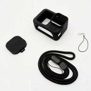 GoPro HERO 13�p�iGoPro HERO 12/11/10/9�j�Ή� �V���R�� �ی�P�[�X �A�N�V�����J�����A�N�Z�T���[ �J���������Y�ی�J�o�[ �J���������Y�L���b�v �{�̃J�o�[ �\�t�g�J�o�[ �J�����L���b�v �����h�~