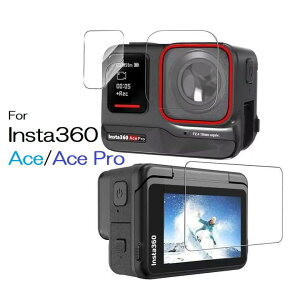 �Ή��@��I�� Insta360 X5 /X4 / X3/ONE X2/Insta360 Ace Pro�p �u���b�N�t���[�� �ی�t�B���� �t���[���S���p �X�N���b�`�h�~ �L�Y�A����h�~ �X�N���[���v���e�N�^�[�A�d�x9H�AHD�����K���X�@�X�N���[