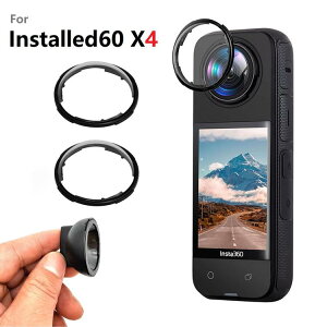 Insta360 X4/X3/X2/X5�@��I�� �u���b�N�t���[�� 3D �J���������Y�ی�t�B���� �t���[���S���p �X�N���b�`�h�~ �L�Y�A����h�~ �����Y�v���e�N�^�[�A�d�x9H�APMMA�@�L�@�K���X�@Insta360 X3/Insta360 X2 