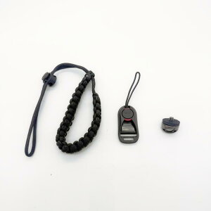 DJI OSMO Pocket3/ �|�P�b�g3/Insta360 X4/X5�p �����t�� 1/4�l�W �n���h�X�g���b�v �҂ݖ� �i�C���� 1/4�l�W���Ή� �N�C�b�N�����[�X�o�b�N���@�S����40cm �i�u���b�N�A���ʁj2�F�I��