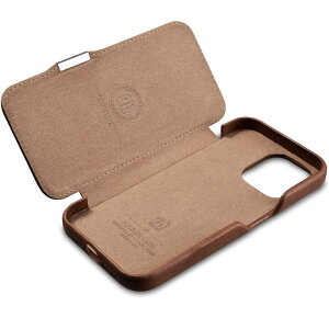 �y���K�i�ziCARER iPhone 15/iPhone 15 Pro /iPhone 16/ 16 Pro�Ή��@��I�� �{�v �蒠�^ ���^���N���b�v �I�C�����b�N�X ���U�[ �t���b�v �P�[�X �}�O�l�b�g�z�� �ی�P�[�X Side-open �i�u���b�N�A�u���E��