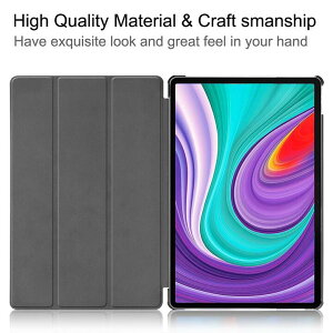 Lenovo Tab P12 2023/P12 Pro 12.6�C���`/P11 Plus 11�C���`/P11 Gen2/P11 Pro 11.5�C���`/P11 Pro 2022/M11 2024�@��I�� PU�v �X�}�[�g �J�o�[ �P�[�X �O�܂� �X�^���h�@�\ �����x���@�\ (�u���b�N�A�l�C�r�[�A�O��