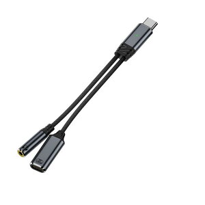 USB C to audio 3.5mm �����o�� Type-C PD 20V@5A/ 100W�[�d�Ή� ���} �C���z��/MIC�ʘb/�����R���Ή� �ϊ��P�[�u�� 10cm�A�_�v�^ �I�[�f�B�I�ϊ� �n�C���]��Ή� �C���z���W���b�N 3.5mm�C���|�b�Y�p iPhone 16