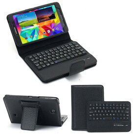 US配列 Galaxy Tab4 7.0インチ 用 PUレザー ケース付 分離式 Bluetooth 3.0 ワイヤレス キーボード スタンド機能 T230(ブラック、ホワイト、ピンク、レッド）4カラー選択