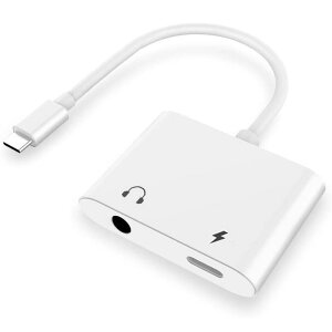 Type-C 2in1 CzϊP[u 3 type-C to 3.5mm I[fBI yEϊ [d ʘbΉ nC]Ή ^CvC CzWbNϊA_v^ zCg iPad Pro 11 2018/iPad Pro 12.9 2018/HT