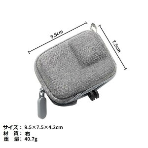 GoPro HERO 13/12/11/10/9/8/7�Ή� ���J�� �J���� �ی�P�[�X �t�@�X�i�[ �R���p�N�g �J���������Y�ی� �J���r�i�t�� �t�b�N �P�[�X�ɂ��ꂽ�܂�1/4�l�W�Ή��Z���t�B�X�e�B�b�N�A�l�W�A�_�v�^��t��