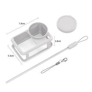 Osmo Action 6�p �V���R�� �\�t�g�J�o�[ �ی�P�[�X �J���������Y�ی�J�o�[�A���X�g���b�v�t �A�N�V�����J�����A�N�Z�T���[ �J���������Y�L���b�v �{�̃J�o�[ �J�����L���b�v�X�g���b�v�i�u