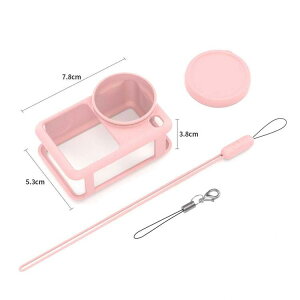 Osmo Action 6�p �V���R�� �\�t�g�J�o�[ �ی�P�[�X �J���������Y�ی�J�o�[�A���X�g���b�v�t �A�N�V�����J�����A�N�Z�T���[ �J���������Y�L���b�v �{�̃J�o�[ �J�����L���b�v�X�g���b�v�i�u