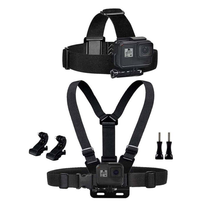 楽天市場】GoPro用 チェストハーネス 前胸クリップマウント ヘッド 