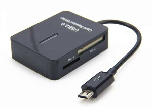 USB2.0 Micro USB 5�s�� SD(HC)/TF/MicroSD(HC)/Mini SD/M2/MS �J�[�h���[�_�[ OTG ���o�C���J�[�h���[�_�[ Galaxy S�V���[�Y/Note/HTC/NEXUS�p�iC�^�C�v���ցj