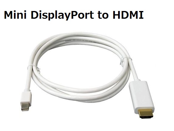 Macbook Surface BookからHDMI高解像度モニターへの拡張やミラーリング 2K 1980×1080P 祝開店大放出セール開催中 対応 送料無料 Apple Pro用 通信販売 Mini Displayport Thunderbolt DP-HDMI 1.8m to 1920×1080P 1080P 音声対応 フルＨＤ対応 変換ケーブル オス－オス HDMI アダプタ