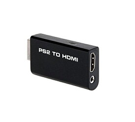 送料無料 PS2専用 HDMI変換アダプタ PS2 AV to HDMI 変換コンバータ HDMI映像480i/480P/576i出力対応 3.5mm音声出力