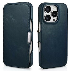 �y���K�i�ziCARER iPhone 15/iPhone 15 Pro /iPhone 16/ 16 Pro�Ή��@��I�� �{�v �蒠�^ ���^���N���b�v �I�C�����b�N�X ���U�[ �t���b�v �P�[�X �}�O�l�b�g�z�� �ی�P�[�X Side-open �i�u���b�N�A�u���E��