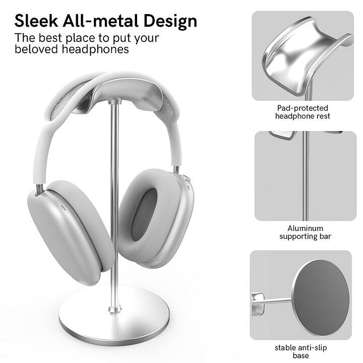 楽天市場】AirPods Max 対応 アルミ合金 マウント 卓上スタンド  