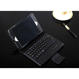 ipad mini4 ケース iPad Mini5/mini4/mini3/mini2/mini初代通用 PUレザー ケース付 分離式 Bluetooth 3.0 ワイヤレス キーボード スタンド機能 (ブラック、ホワイト、ピンク、レッド）4カラー選択