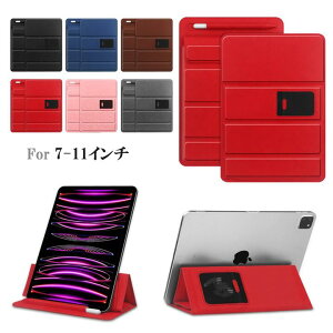 �^�u���b�g/iPad Pro11�C���` 7-11�C���`�Ή� ���i�� PU���U�[ �|�[�` �X���[�v �P�[�X �A�b�v���y���V�� ���[�\ ���^ �X�^���h �y���V���z���_�[�i�u���b�N�A�O���[�A�l�C�r�[�A�u���E���A�s