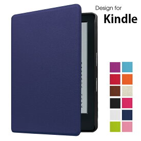 NEW Kindle 第10世代 2019 6インチ/第8世代 2016 6インチ/Kindle Paperwhite 2018 第10世代 選択 PU革 スマート カバー ケース 手帳型 ブックタイプ(ブラック、ブラウン、ネイビー、ホワイト、ゴールド、ローズ、ピンク)7色選択