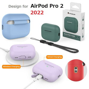 AHASTYLE Abv AirPods Pro 2p iVR WA یP[X Xgbvt Jo[ GA[|bY[ Ռz GA|bYP[X LYh~ iubNAu[AzCgANAAlC