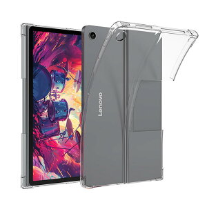 Lenovo Tab Plus 11.5C`iZADX0061JPjp TPU \tg obN Jo[ tJo[ GANbV wʃP[X pȂ Ռɘa X^hΉ NA