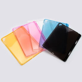 訳アリ　iPad Pro 11インチ(2018年) TPU ソフト バック カバー フルカバー 背面 ケース 落下防止 アップルペンシル 収納スロット付 充電不可(クリア、ブラック、ブルー、ピンク、ゴールド)5カラー選択