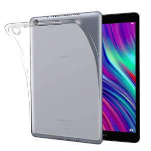 �������� HUAWEI T5 8.0�C���` MediaPad M5 lite 8.0�p �P�[�X TPU �P�[�X �N���A �z���C�g �\�t�g �o�b�N �J�o�[ ������ �w�� �P�[�X �����h�~ �Ռ��z�� �C�菝�h�~ �t���J�o�[