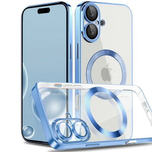 iPhone 17/17 Air/17 Pro/17 Pro MaxI TPU \tg obNJo[ MagSafe[dΉ op[ Ռz h~ iPhoneP[X ACtHJo[ JYی (ubNAlCr[Au[AO[