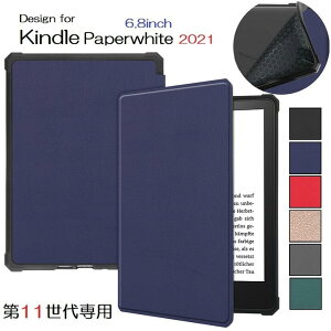 Amazon Kindle Paperwhite 11���� 2021 6.8�C���`�p PU �ی�P�[�X TPU �P�[�X �J�o�[ �I�[�g�X���[�v�@�\ �d�q���Зp ���J�� �\�t�g �o�b�N�J�o�[ �Ռ��ɘa (�u���b�N�A�l�C�r�[�A�O���[���A�O���[�A��