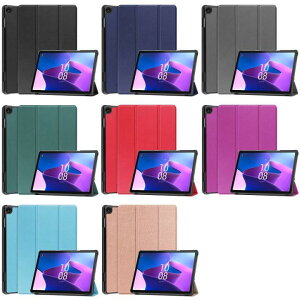Lenovo Tab K10 2nd Gen 10.1C`/Lenovo Tab 2025/ LAVIE Tab T10 T1055/KAS PC-T1055KAS/PC TAB10F03ʗp PUv X}[g Jo[ P[X O܂ X^h@\ (ubNAu[AlCr[AO[A_[NO[
