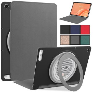 Lenovo Tab Plus Gen2 12.1�C���`�iTB355FU�j��p PU���U�[ �P�[�X �}�O�l�b�g�J�� �ی�P�[�X ��܂� �X�^���h�Ή� ���m�{ �^�u �v���X ��2���� �蒠�^ ���J�� (�u���b�N�A�l�C�r�[�A�O���[�A�_�[
