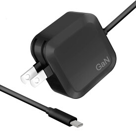 45W USB-C 充電器 Type-C ACアダプター PD対応 急速充電器 GaN採用 軽量 ミニサイズ ノートパソコン充電器 スマホ充電器 タイプC 汎用MacBook Air, Lenovo ThinkPad, NEC VersaPro, Toshiba Dynabook, Galaxy S22などCタイプ ノートPC/ラップトップ/スマートフォン/ゲー