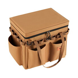 yETO ツールボックス キャンプ トートバッグ 30l 大容量 キャンプ用バッグ キッチンツール/炙りや収納 キャンプ用品 アウトドア コンテナ