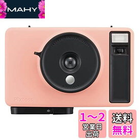 Pixtoss (ピックトス) タカラトミー インスタントトイカメラ PEACH PINK チェキフィルム使用 TCC-05PK