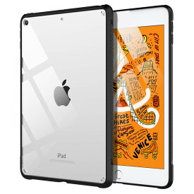 iPad mini 5 ケース TiMOVO ipad mini 第5世代 ケース iPad mini5 第五世代カバー 7.9インチタブレット用 透明TPU+PC 衝撃吸収 擦り傷防止 指紋防止 手触り良い 精密設計 薄型 アイパッドミニ5 ケース ipad mini 5 カバー Black