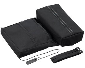 星光産業 車内用品 EXEA(エクセア) ティッシュケース ティッシュ&ゴミ箱 ブラック EH-172