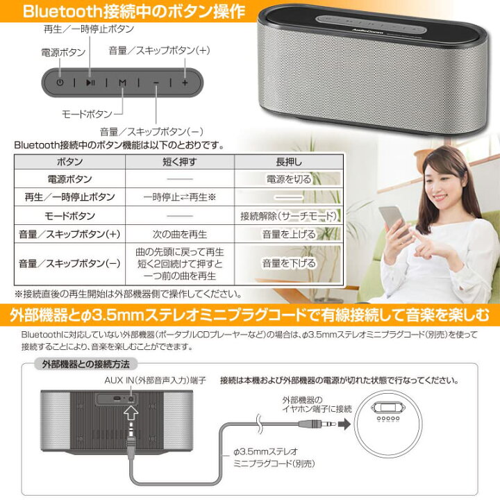 楽天市場】【送料無料】オーム電機 AudioComm ワイヤレスステレオ 