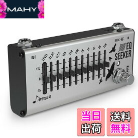 【送料無料】Donner イコライザー EQシーカー 10バンド EQ Equalizer エフェクター イコライザー ギターエフェクター ペダル (EQ Seeker)